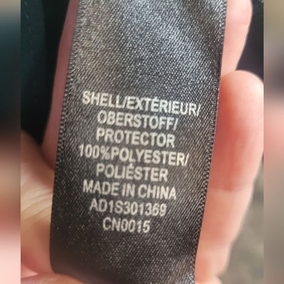 Adrianna Papell Elegant Green High Neck Pleated Long Sleeve Women's Top - Picture 4 of 5